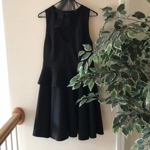 ♠️ Beautiful Black XOXO Peplum and Sleeveless Dress